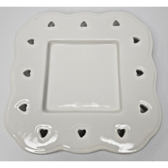 PartyLite New Basics Square Pillar Tray Retired New P8139/P29B - Picture 3 of 4